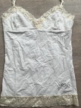 VS pink vintage lace dog cami